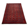 Baluchi Rug Handmade Red Geometric 4x6 ft