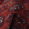 Baluchi Rug Handmade Red Geometric 4x6 ft