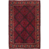 Baluchi Rug Handmade Multi Geometric 4x6 ft