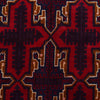 Baluchi Rug Handmade Deep Red Geometric 10x13 ft