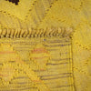 Overdyed Vegetable Kilim Area Rug Handmade Yellow Geometric