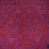 Overdyed Vegetable Kilim Area Rug Handmade Purple Geometric
