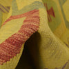 Overdyed Vegetable Kilim Area Rug Handmade Yellow Geometric