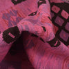 Overdyed Vegetable Kilim Area Rug Handmade Pink Geometric