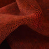 Overdyed Area Rug Handmade Red Geometric 3x5 ft