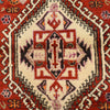 Shirazi Area Rug Handmade Red Medallion 4x7 ft