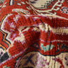 Shirazi Area Rug Handmade Red Medallion 4x7 ft