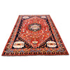 Shirazi Area Rug Handmade Red Medallion 5x8 ft