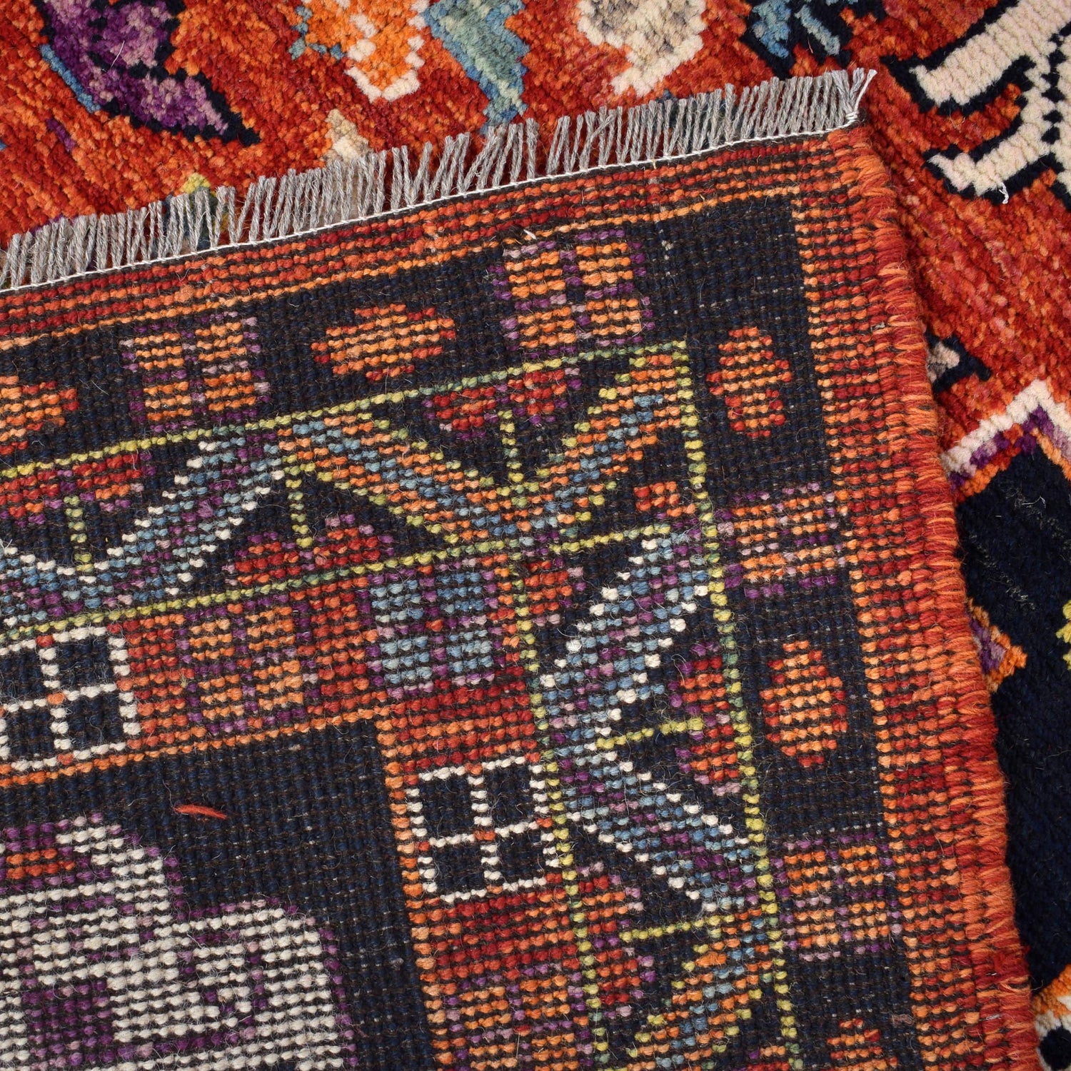 Shirazi Area Rug Handmade Red Medallion 5x8 ft
