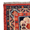 Shirazi Area Rug Handmade Red Medallion 5x8 ft