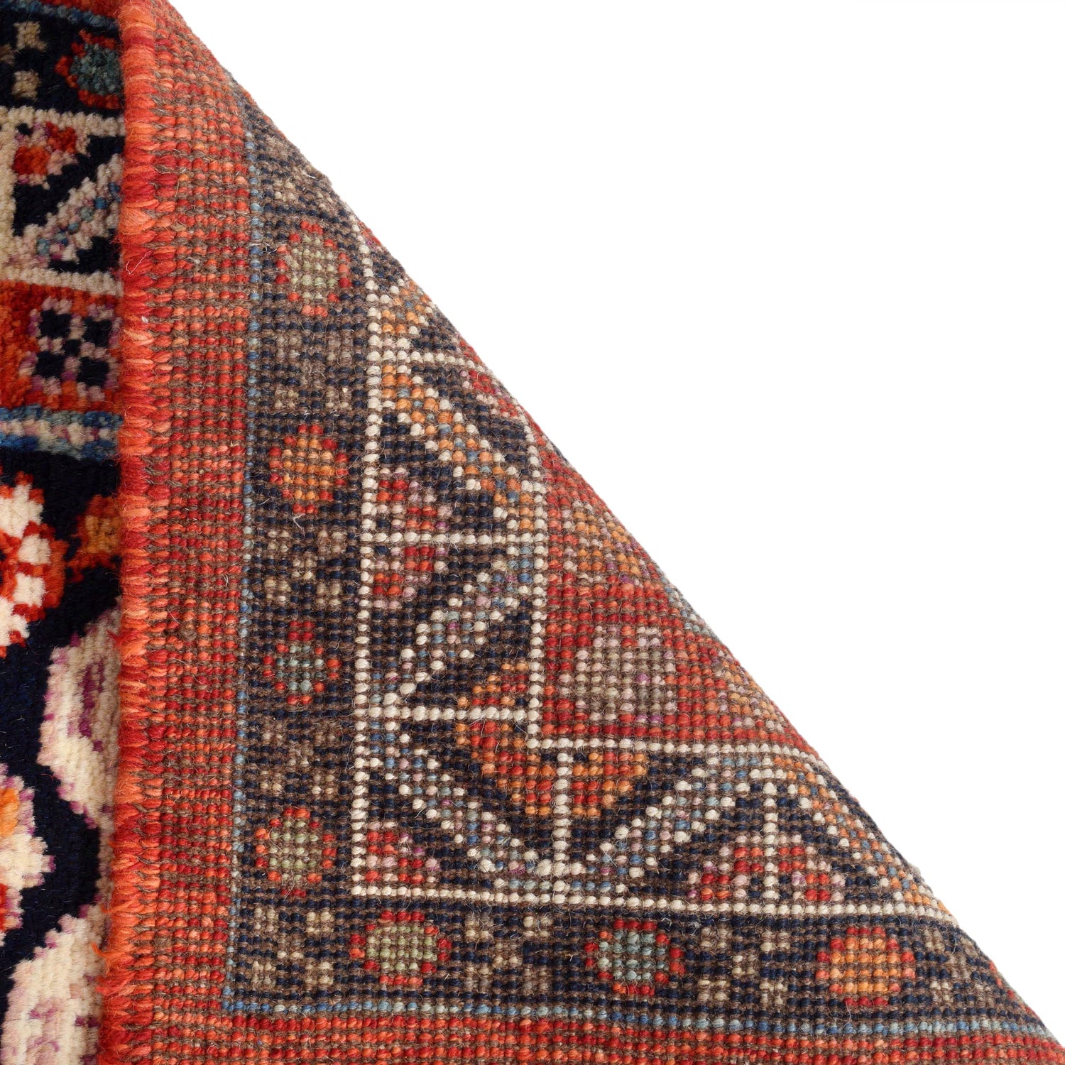 Shirazi Area Rug Handmade Red Medallion 5x8 ft
