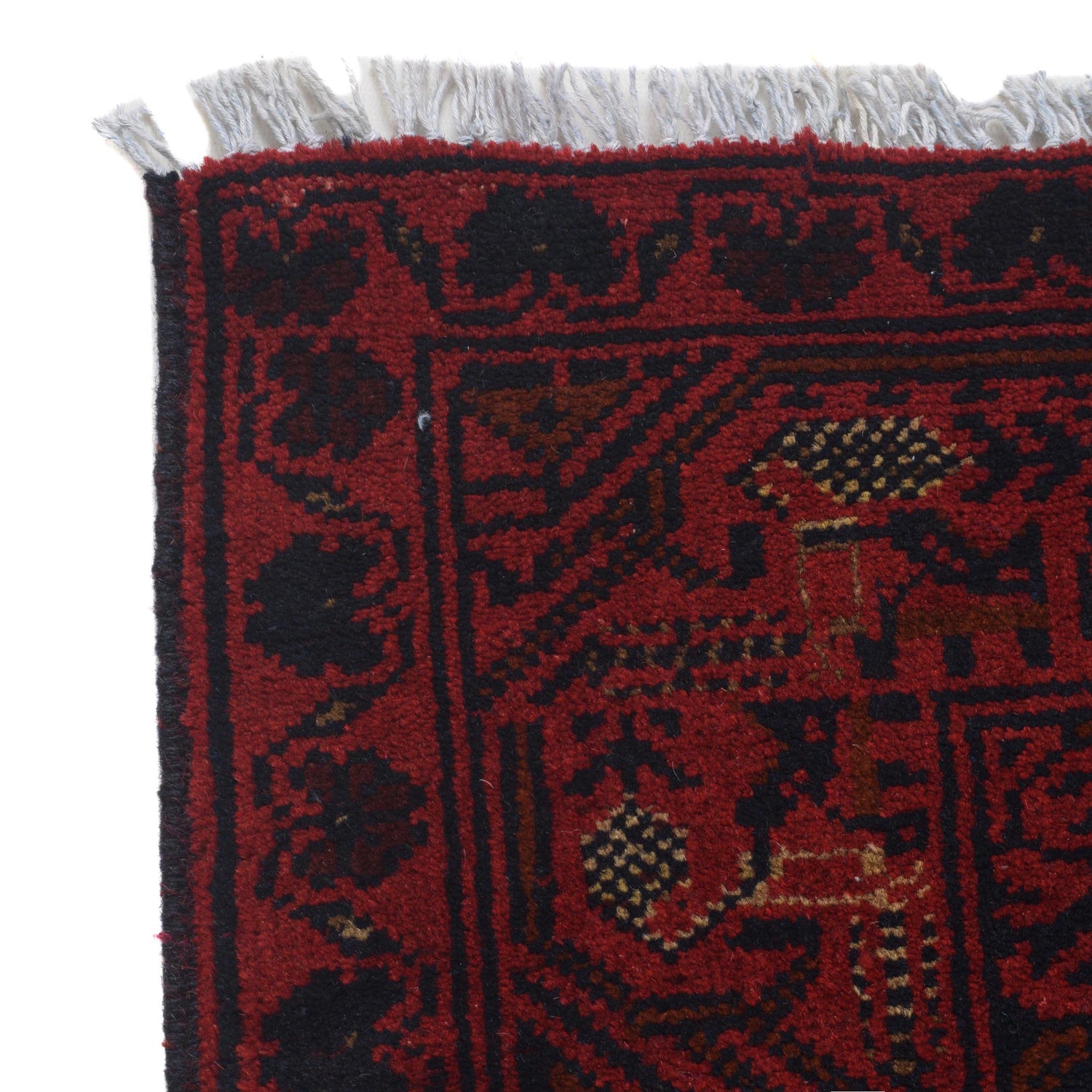 Khal Mohammadi Rug Handmade Red 3x5 ft