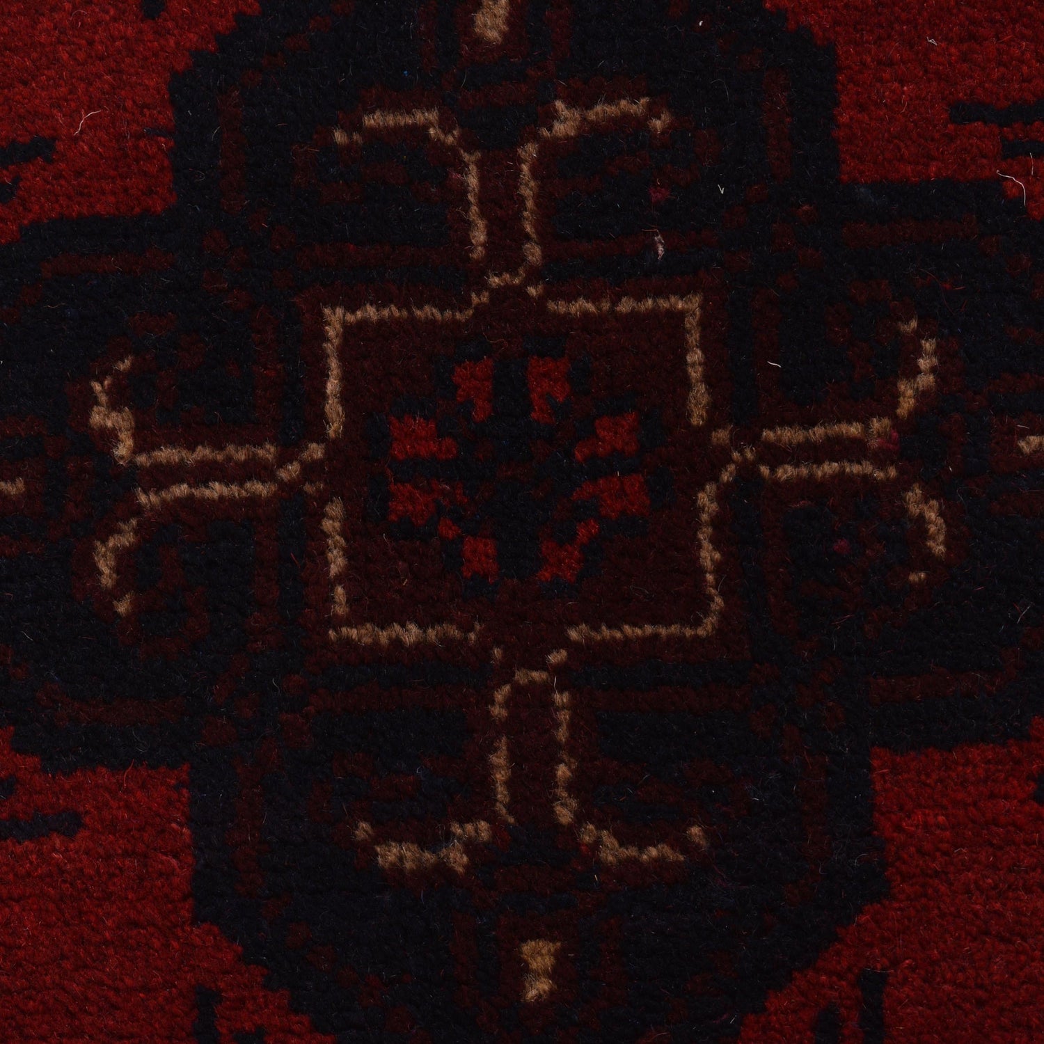 Khal Mohammadi Rug Handmade Red 3x5 ft