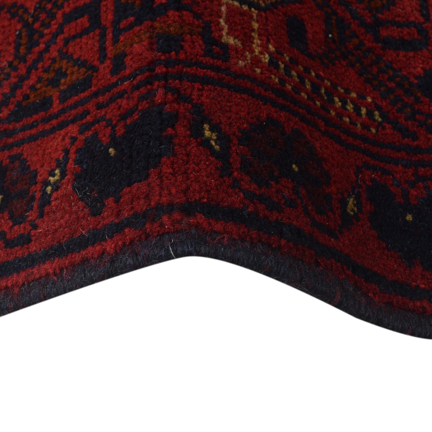 Khal Mohammadi Rug Handmade Red 3x5 ft