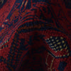 Khal Mohammadi Rug Handmade Red 3x5 ft