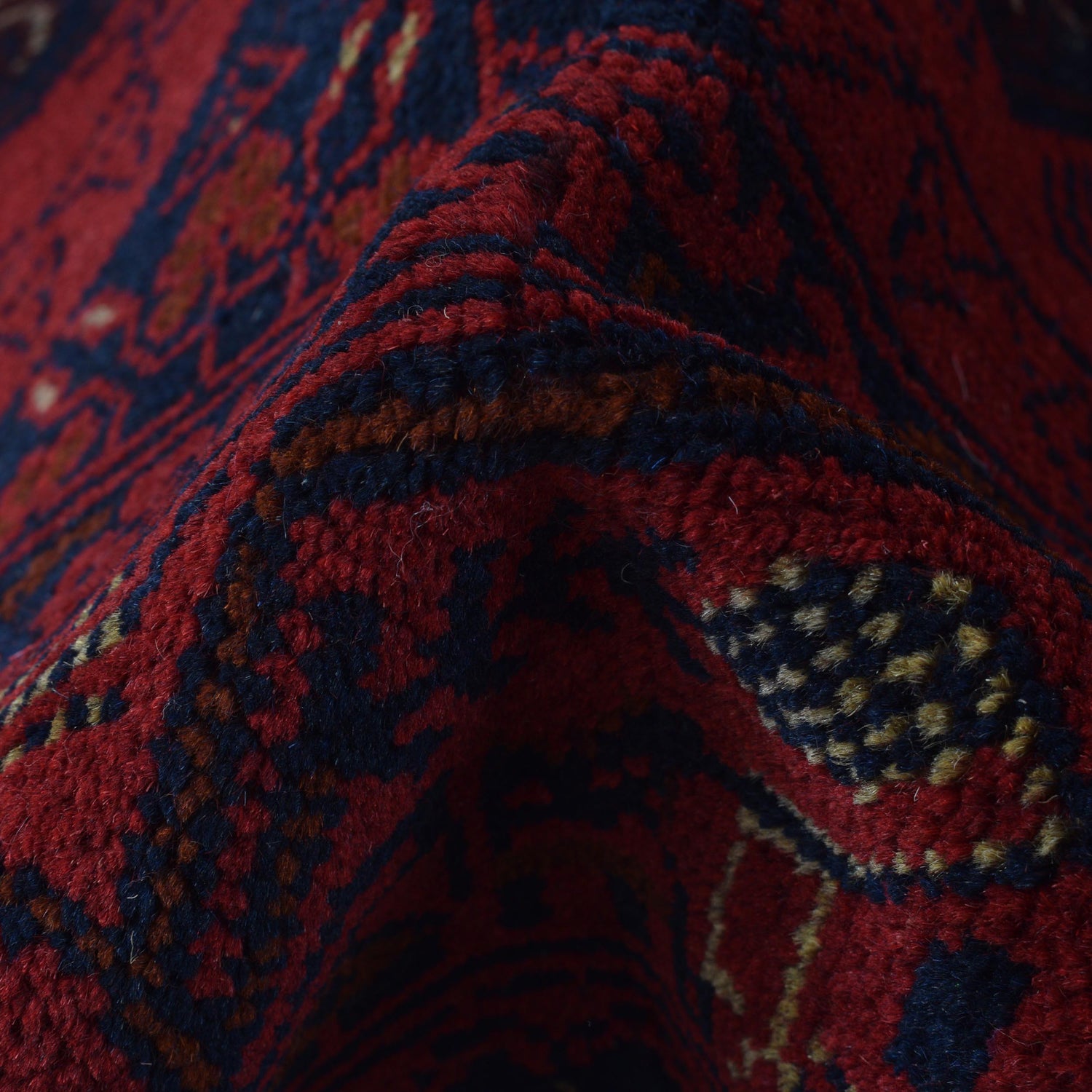 Khal Mohammadi Rug Handmade Red 3x5 ft