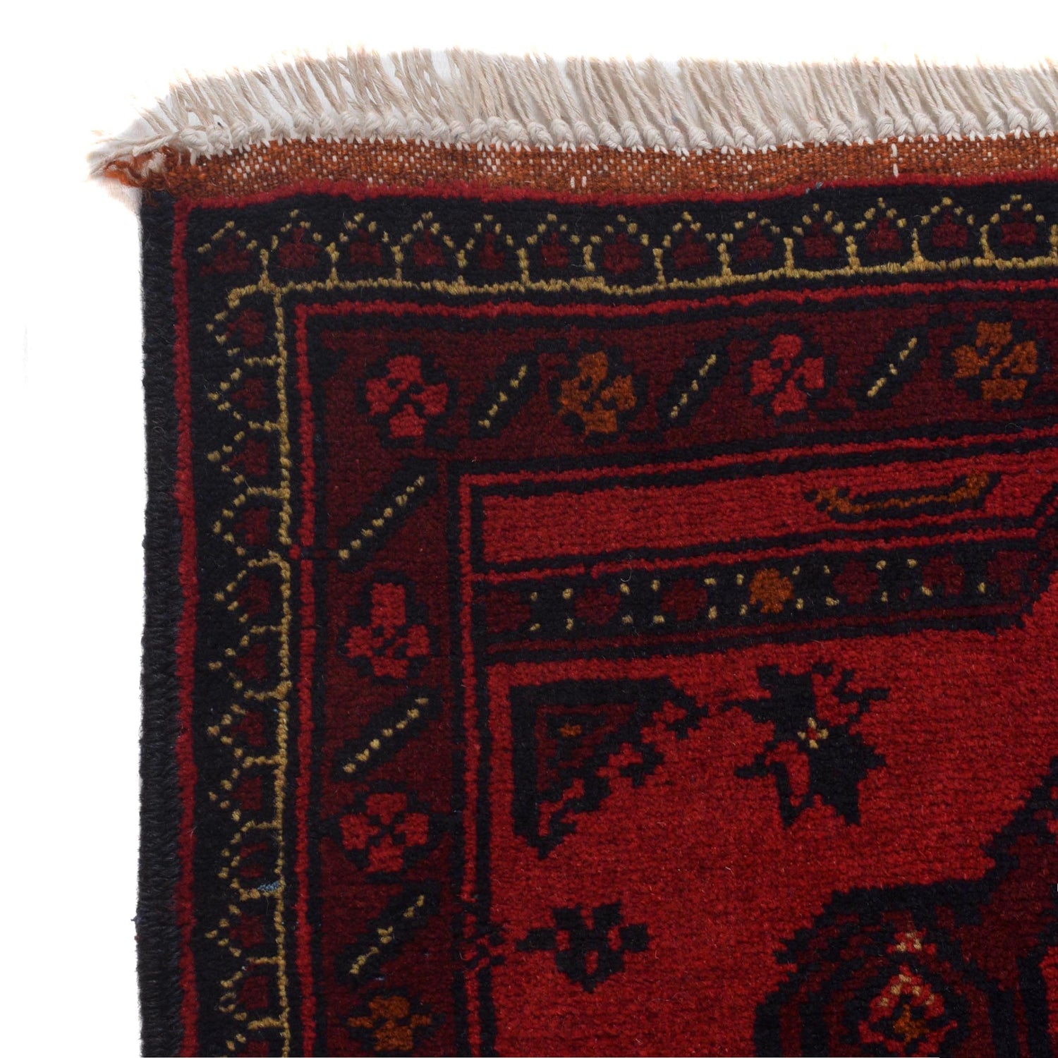Khal Mohammadi Rug Handmade Red 3x5 ft