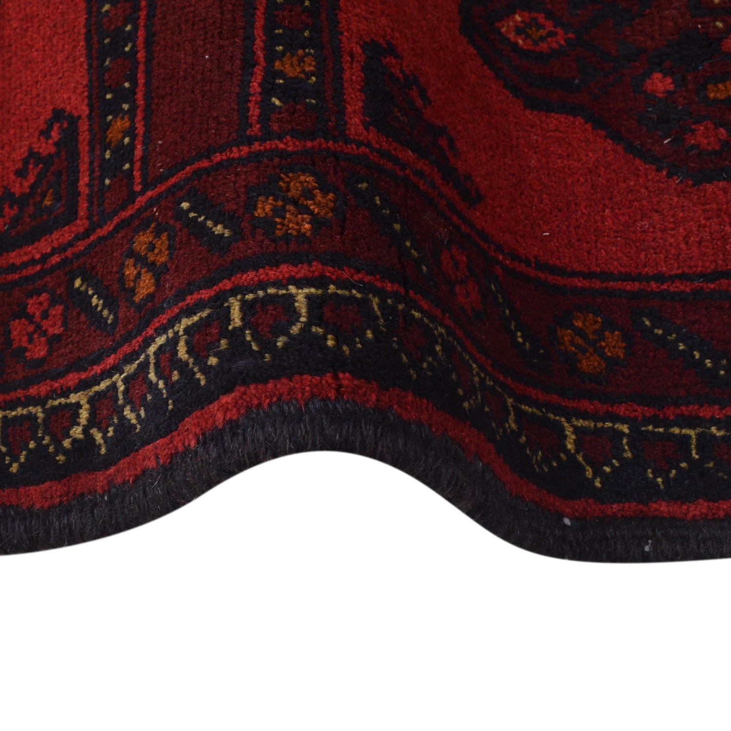 Khal Mohammadi Rug Handmade Red 3x5 ft