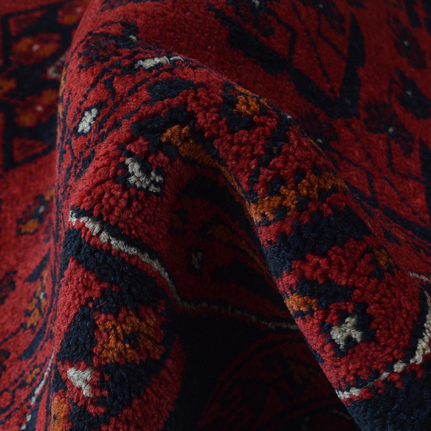 Khal Mohammadi Rug Handmade Red 3x5 ft