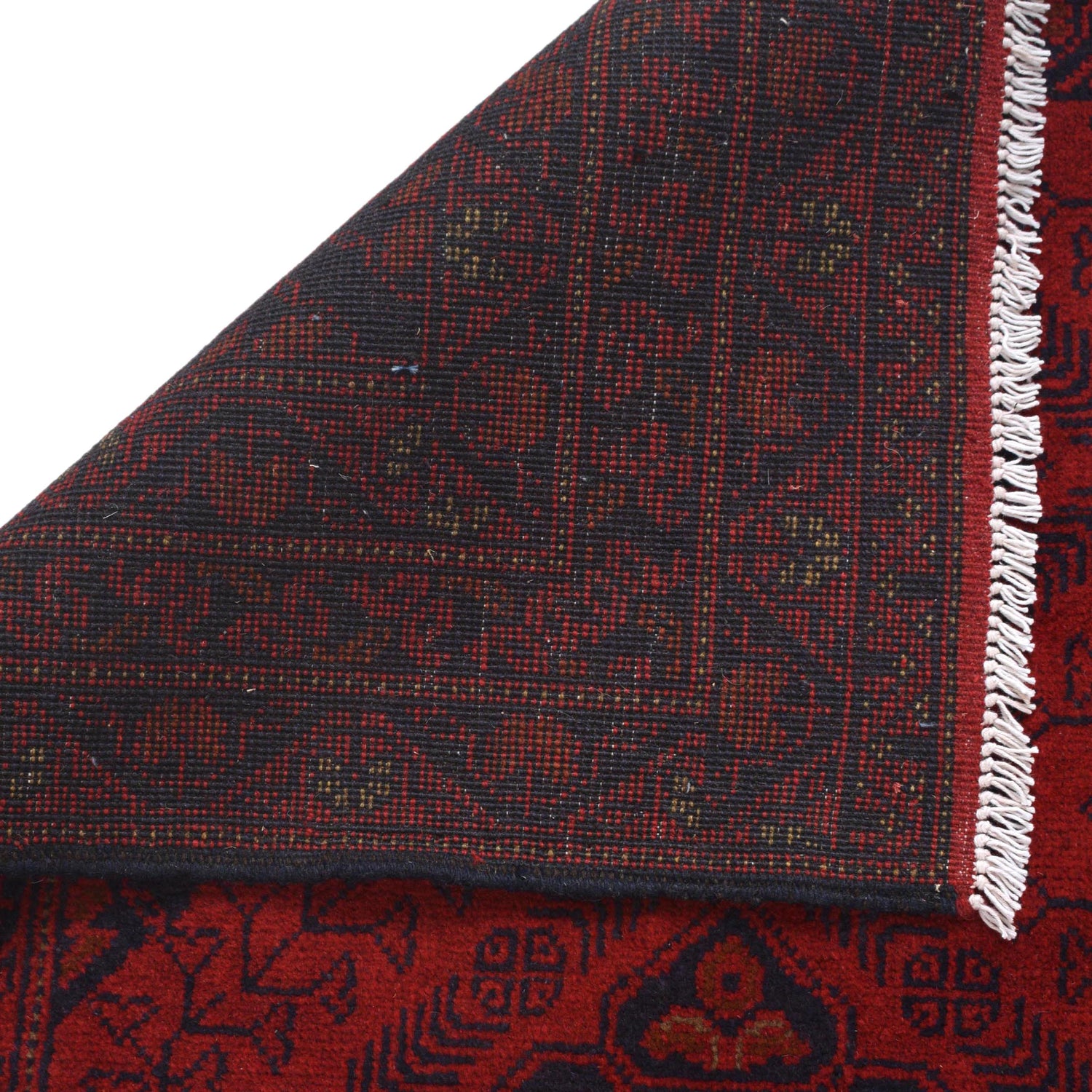 Khal Mohammadi Rug Handmade Red 4x7 ft