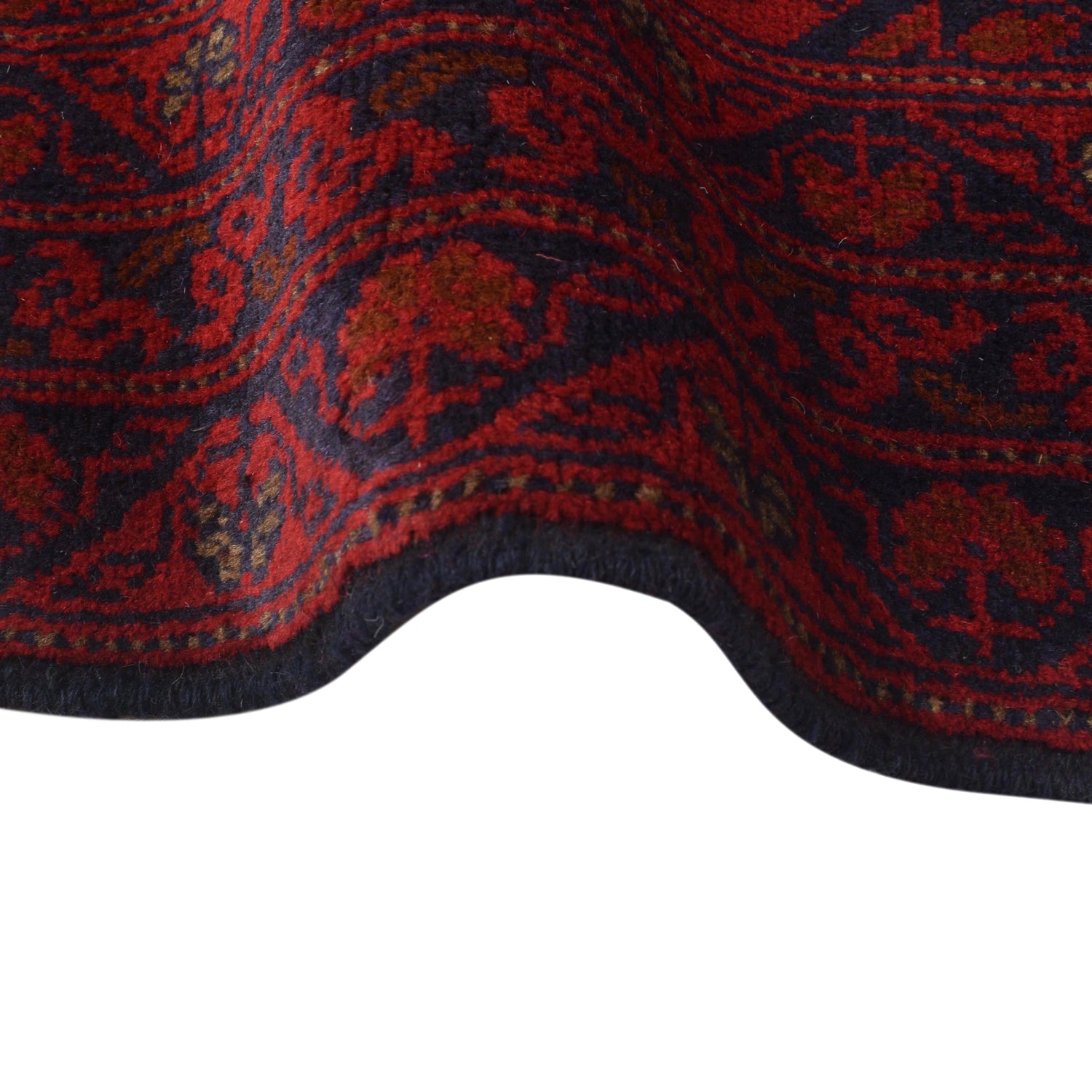 Khal Mohammadi Rug Handmade Red 4x7 ft
