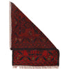 Handmade Wool Doormat Red Floral
