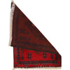 Handmade Wool Doormat Red Floral