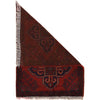 Handmade Wool Doormat Red Floral