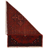Handmade Wool Doormat Red Floral