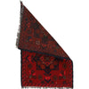 Handmade Wool Doormat Red Floral