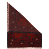 Handmade Wool Doormat Red Floral