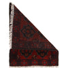 Handmade Wool Doormat Red Floral