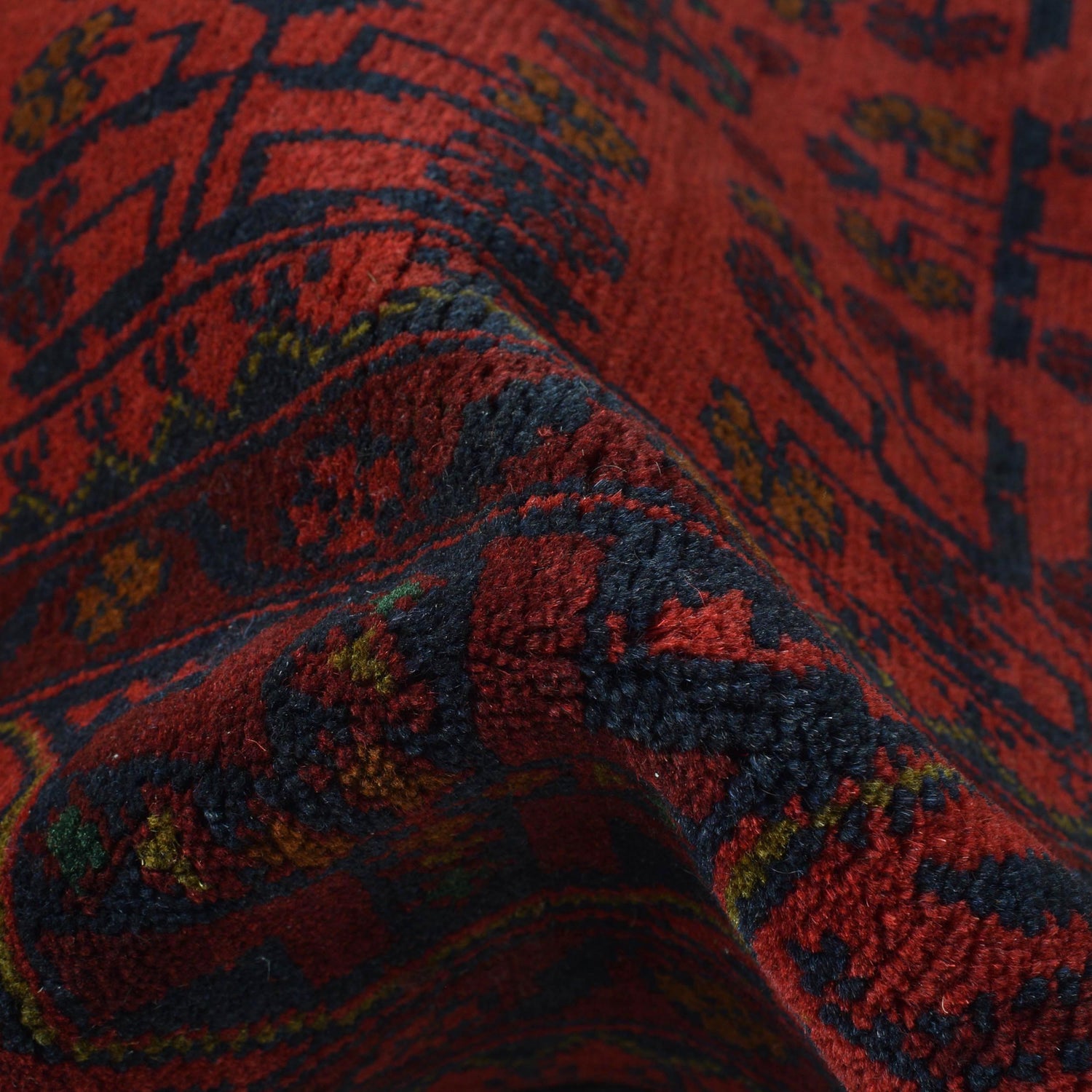 Khal Mohammadi Rug Handmade Red 3x5 ft