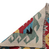 Handmade Multi Kilim Geometric 6' Runner
