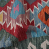 Handmade Multi Kilim Geometric 6' Runner