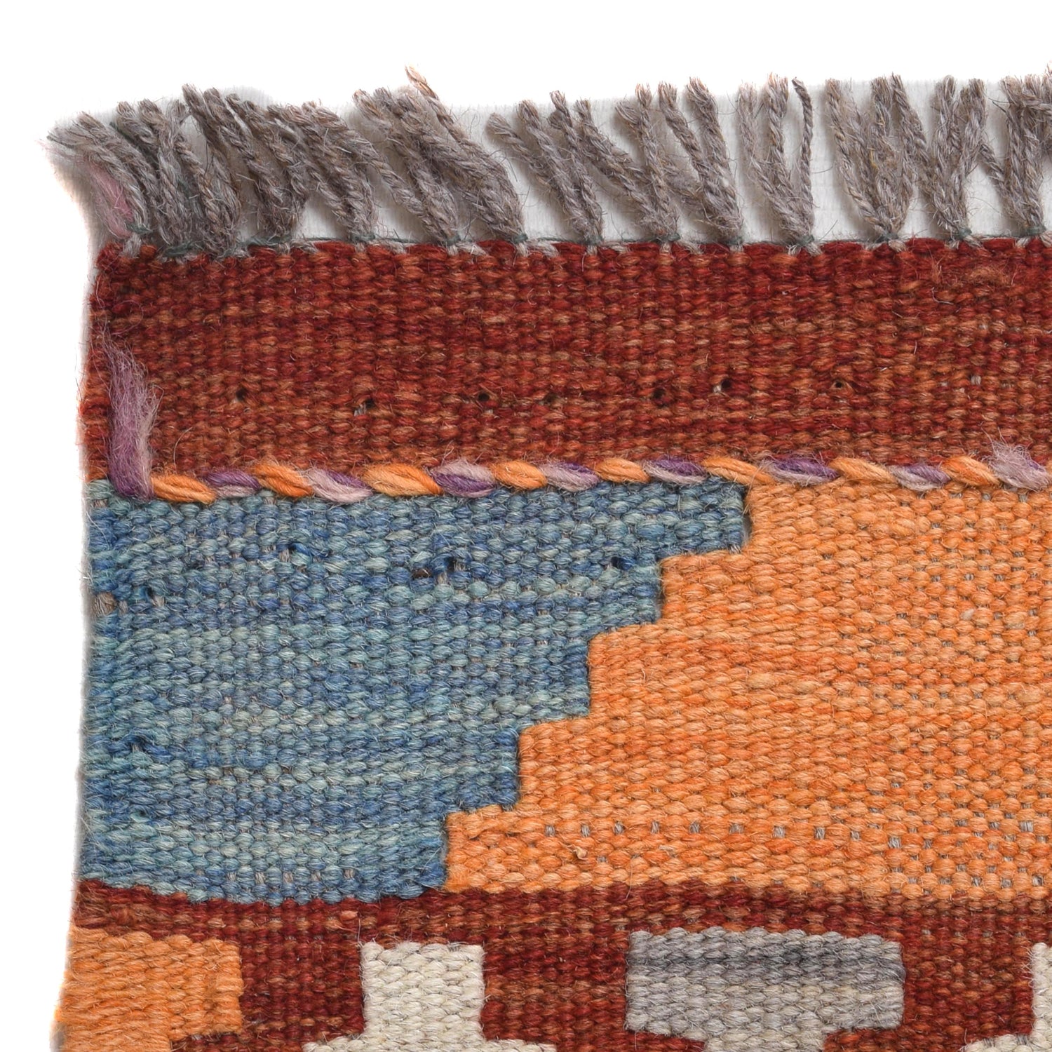 Handmade Multi Kilim Geometric 5x8 ft
