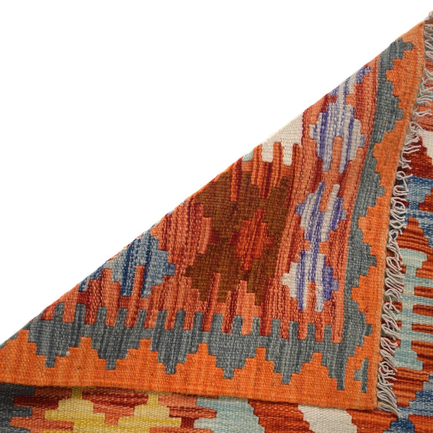 Handmade Multi Kilim Geometric 4x7 ft
