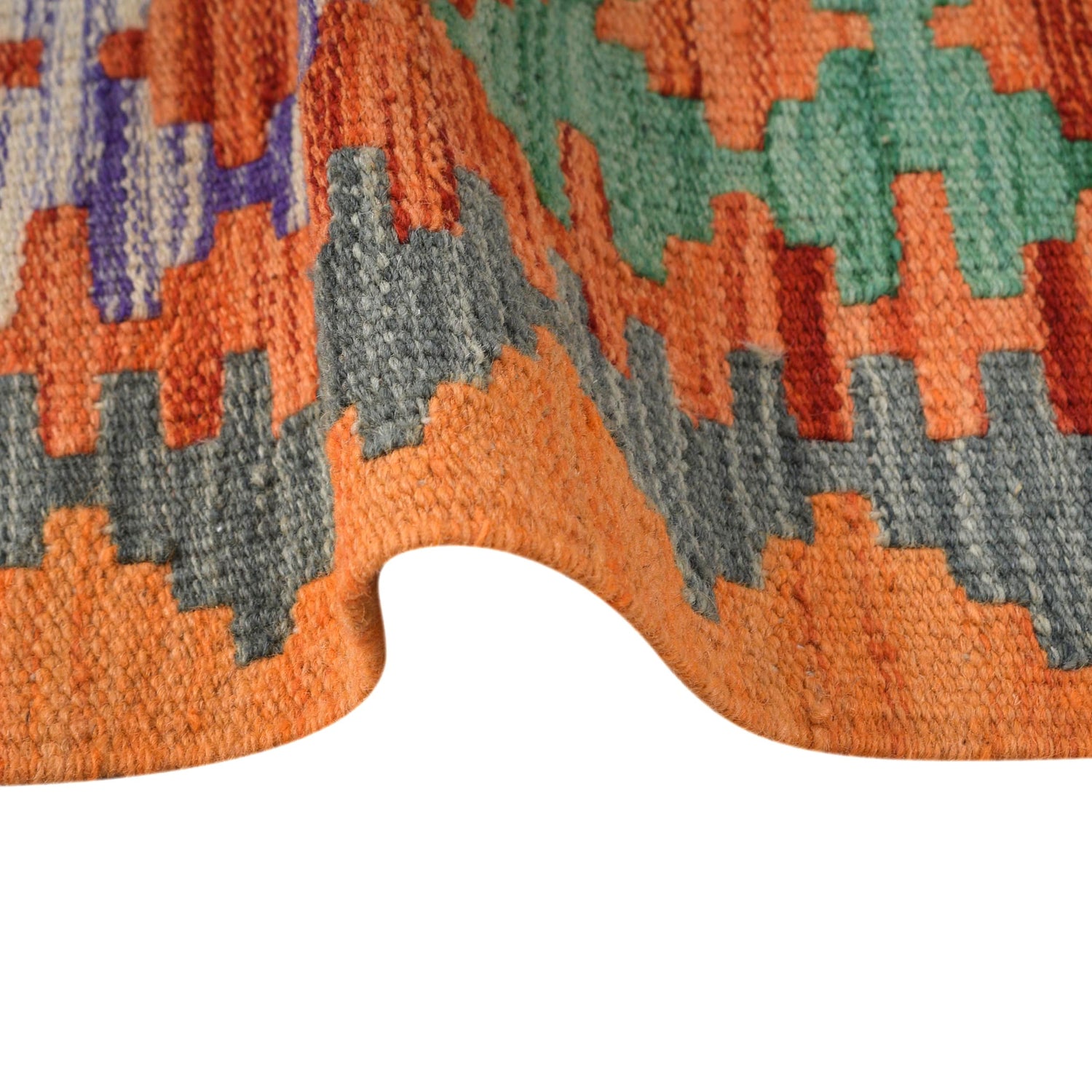 Handmade Multi Kilim Geometric 4x7 ft