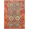 Handmade Multi Kilim Geometric 7x10 ft