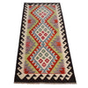 Handmade Multi Kilim Geometric 5' Runner