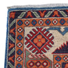 Kazak Rug Handmade Blue Medallion 7x10 ft