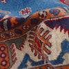 Kazak Rug Handmade Blue Medallion 7x10 ft