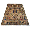Tree Of Life Area Rug Handmade Gray Floral 5x8 ft