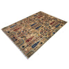 Tree Of Life Area Rug Handmade Gray Floral 5x8 ft