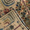 Tree Of Life Area Rug Handmade Gray Floral 5x8 ft