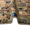 Tree Of Life Area Rug Handmade Gray Floral 5x8 ft
