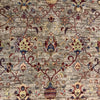Sultani Area Rug Handmade Gray Floral 9x12 ft