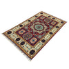 Mamluk Area Rug Handmade Red Medallion 3x5 ft