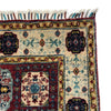 Mamluk Area Rug Handmade Red Medallion 3x5 ft