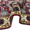 Mamluk Area Rug Handmade Red Medallion 3x5 ft